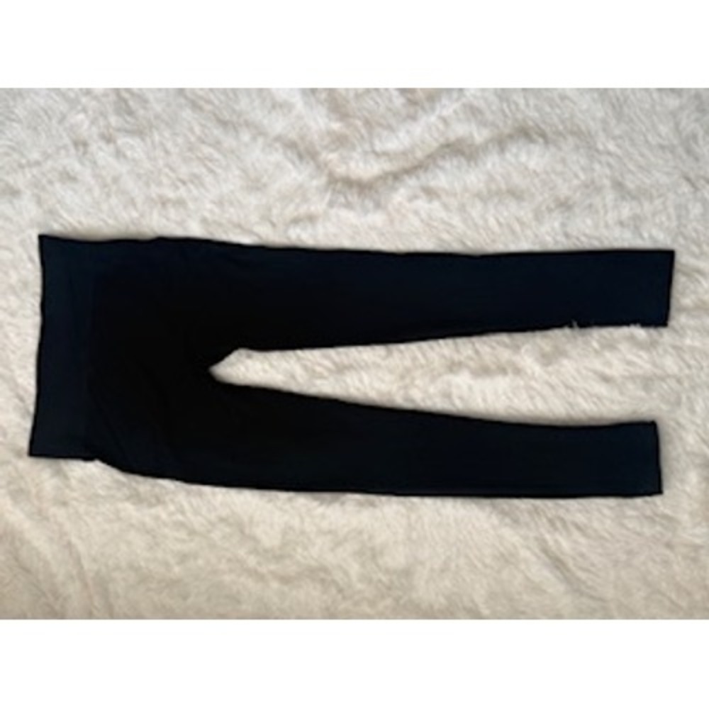 Fashion Nova Black Zipper Detail High Waisted Seamless Leggings Womens L XL